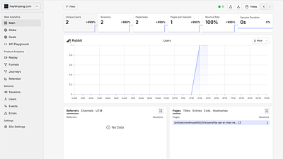 Rybbit - 一个开源且注重隐私的 Google Analytics 替代方案，使用体验更加直观易懂，足足提升 10 倍。