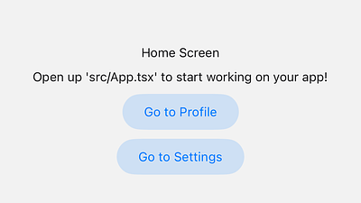 React Native app demo 截图